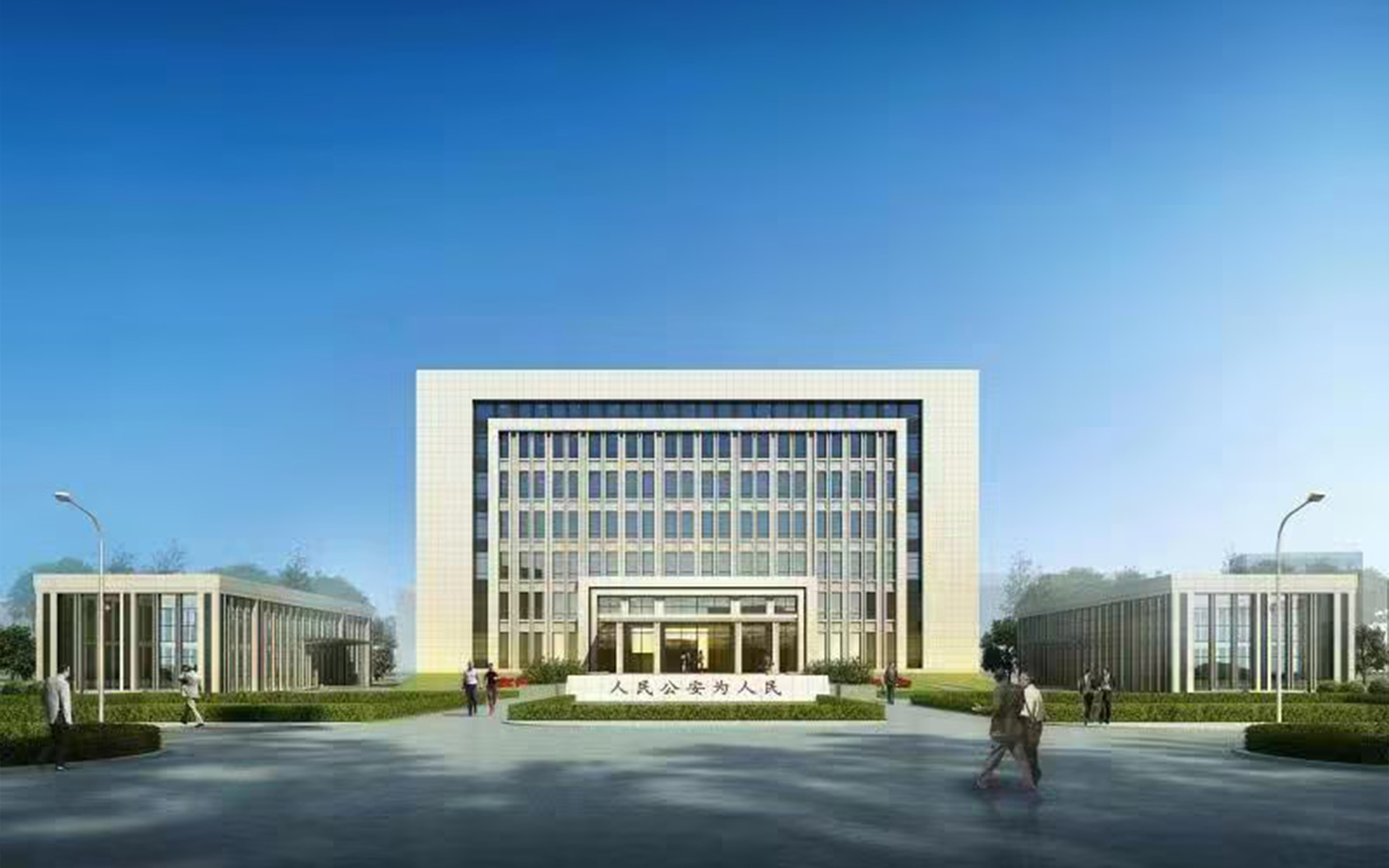 鄂州市公安局業務用房幕墻工程